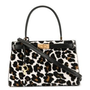 NWT Tory Burch Lee Radziwell leopard tote